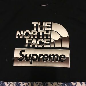 Supreme north face tee